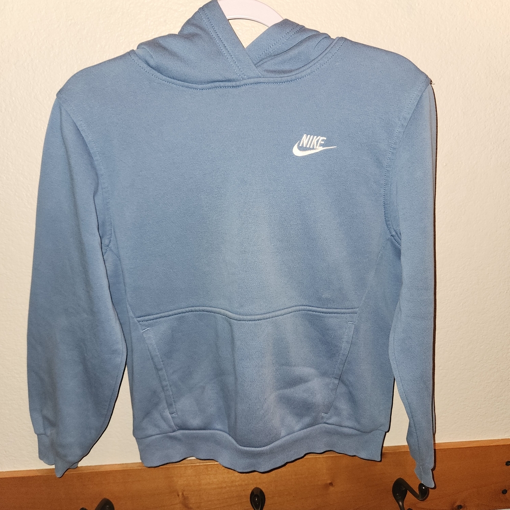 Nike Blue Girls Large Hoodie